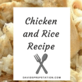 Southern chicken and rice recipe.