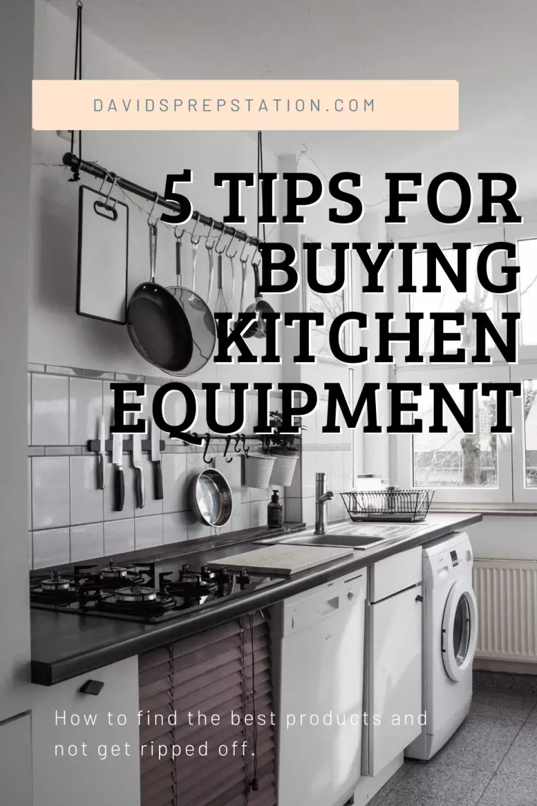 5 tips for buying kitchen equipment.