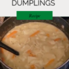 Chicken and dumplings recipe