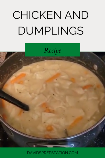 Chicken and dumplings recipe