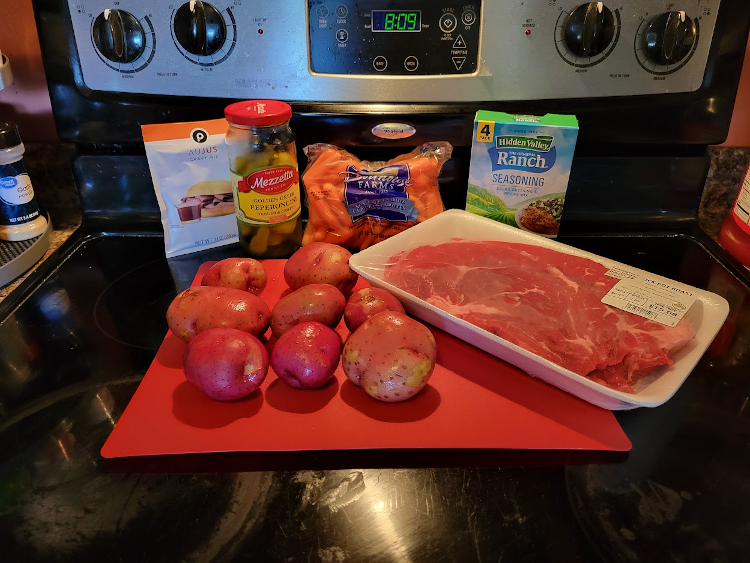 Mississippi Pot Roast Ingredients