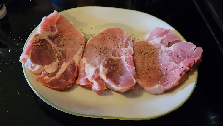 Seasoning smothered pork chops
