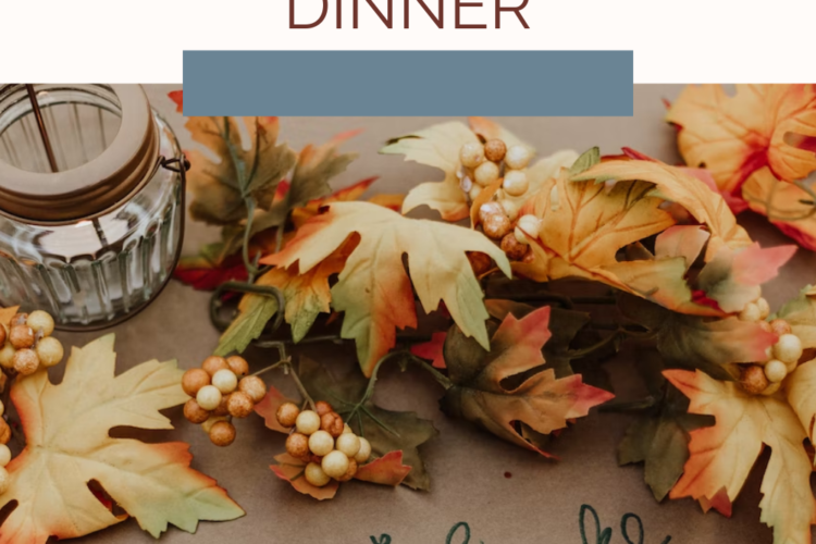 How To Plan A Thanksgiving Dinner