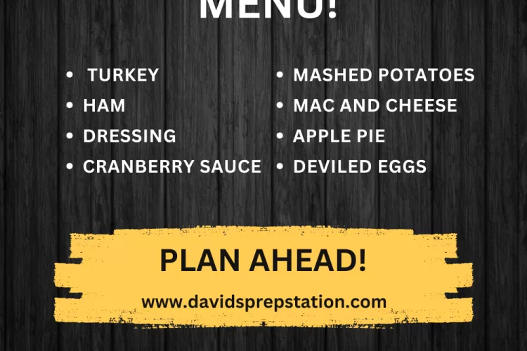 How to make a Thanksgiving menu!