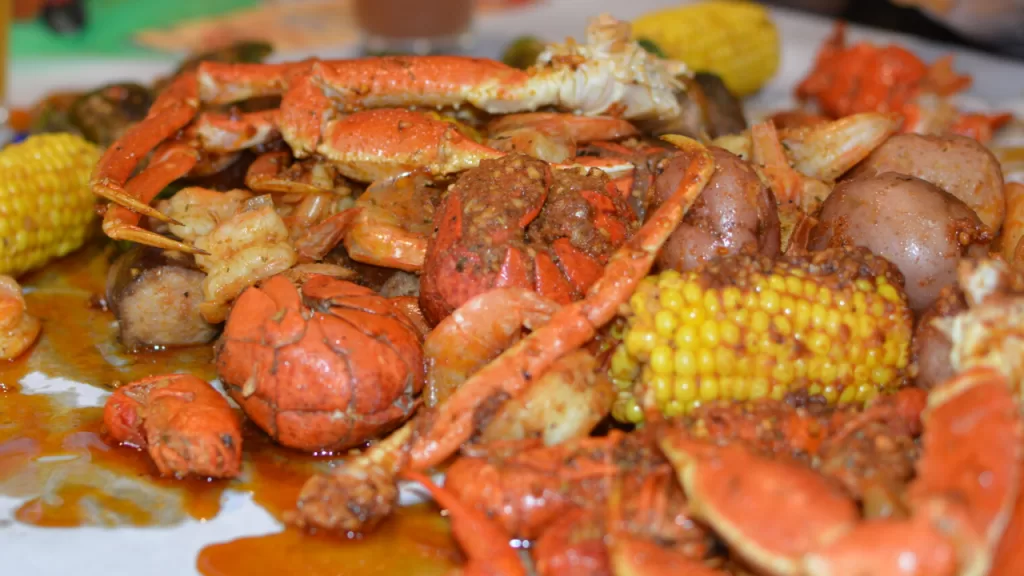Seafood Boil at the Angry Crab Shack