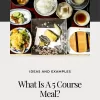 What is a 5 course meal?