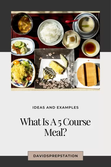 What is a 5 course meal?